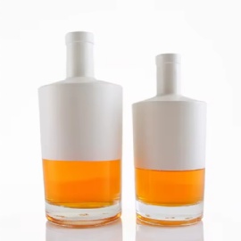 750ml glass bottle for vodka, tequila, gin, whiskey and other alcohol packaging