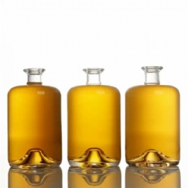 750ml glass bottle for vodka, tequila, gin, whiskey and other alcohol packaging