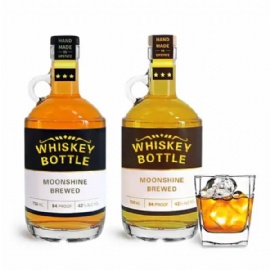 500ml glass bottle for vodka, tequila, gin, whiskey and other alcohol packaging