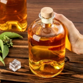750ml glass bottle for vodka, tequila, gin, whiskey and other alcohol packaging