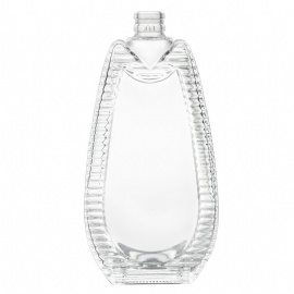 500ml glass bottle for vodka, tequila, gin, whiskey and other alcohol packaging